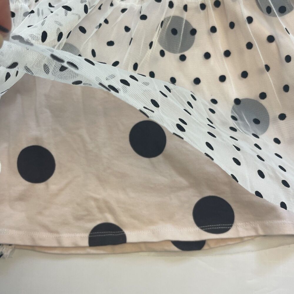 American Girl Girls 14 Polka Dot Tulle Party Dress Bow Special Occasion Formal - Picture 3 of 12
